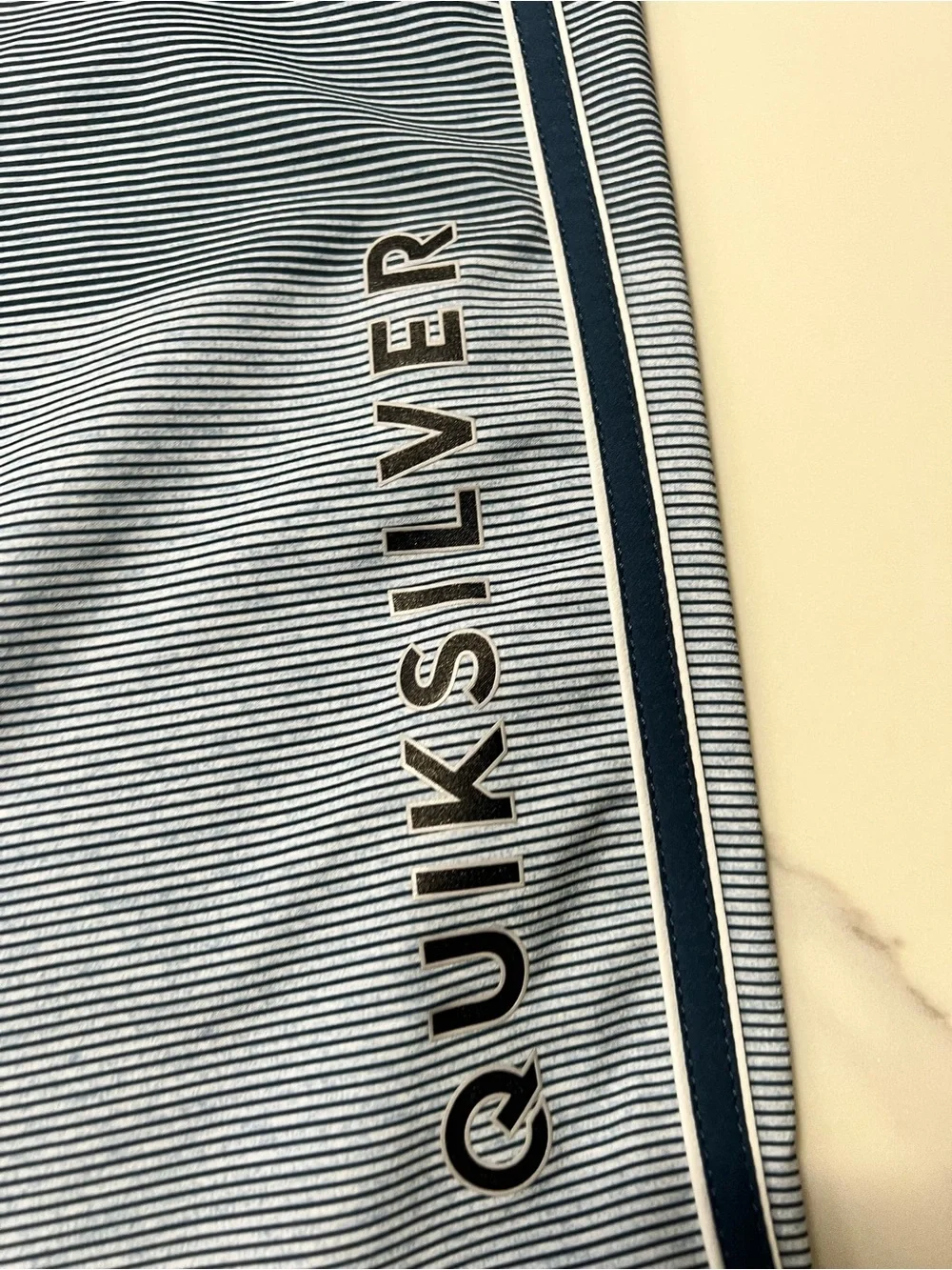 Quiksilver Blue Ombre Stripe Swim Trunks Waist 36